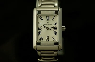 STOCK EXPOSITOR Reloj Maurice Lacroix Miros Fecha Acero 27.00mm x 22.00mm  Foto 1 de 4