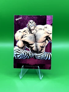 2024 Marvel SkyBox Metal Universe Avengers Absorbing Man Purple 10/75 - Picture 1 of 2
