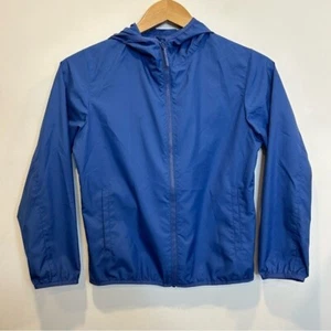 Uniqlo Kids POCKETABLE PARKA Jacket Blue 9-10 - Picture 1 of 5