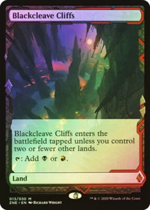 Magic The Gathering MTG BLACKCLEAVE CLIFFS FOIL Zendikar Rising Expeditions NM - Bild 1 von 1