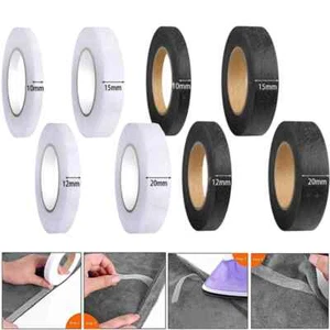 Double Sided Sewing Adhesive Tape Cloth Apparel Fusible Interlining Fabric - Picture 1 of 13
