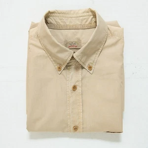 Paul & Shark Hemd Herren Größe 43 Freizeit Knopf Yacht Kurzarm Beige - Bild 1 von 15