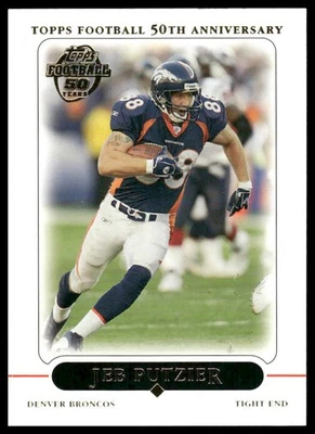 2005 Topps #73 Jeb Putzier Denver Broncos - Image 1 of 2