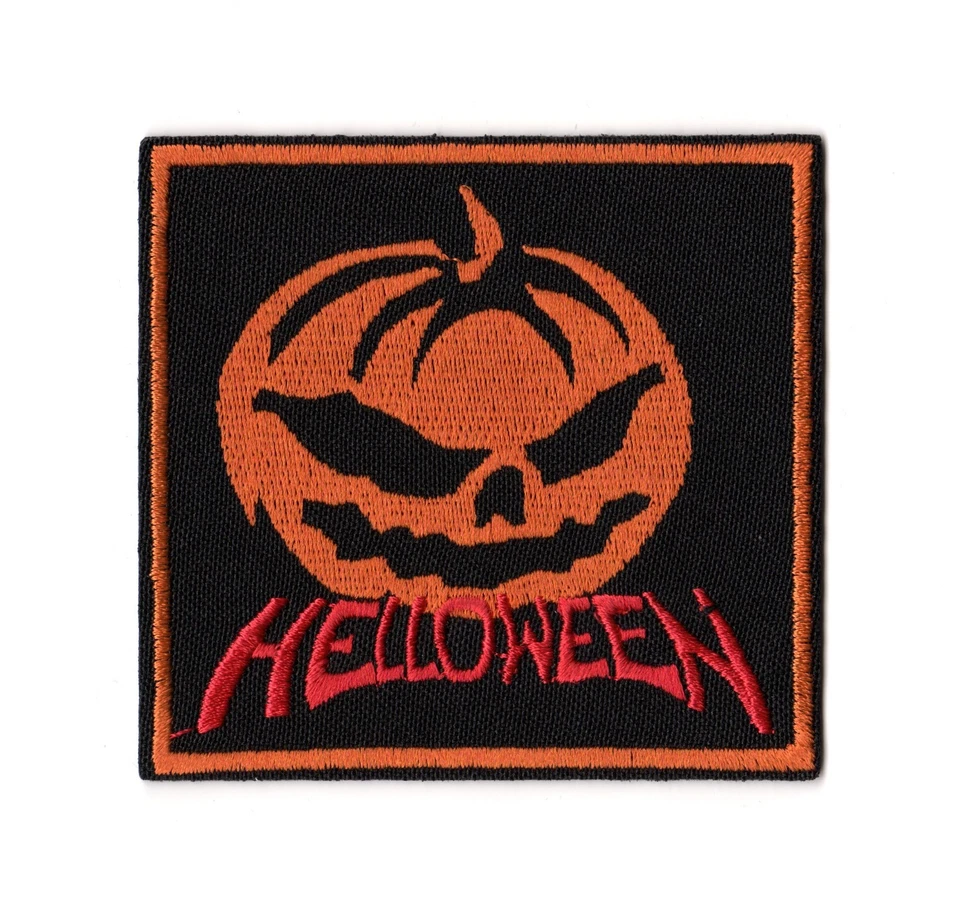 Helloween Sew-on Patch | Pumpkin German Power Metal Speed Metal Music Band Logo - Image 1 of 1