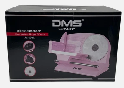 Brotschneidemaschine Allesschneider rosa DMS AS-400R pink auch für Wurst Käse - Bild 1 von 4