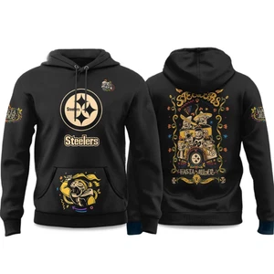 2025 Steelers Hasta La Muerte 3D All Over Printed Hoodie - Bild 1 von 2