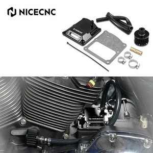 For Harley Softail Standard FXST Slim FLSL Vented Transmission Top Cover w/ Hose - Picture 1 of 12