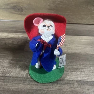 Annalee Dolls 5" Patriotic Cle Sammy Mouse 4 luglio Mouse 2015 da collezione - Foto 1 di 6
