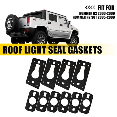 Juntas de sellado antifugas lámpara de techo luz de cabina 10 piezas para Hummer H2 2003-2009 Foto 1 de 4