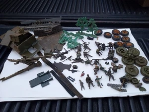 Vintage Monogram / Snaptite WW2 Army Models Junkyard Lot Incomplete  - Picture 1 of 12