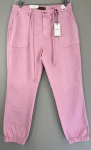 Judy Blue Garment Dyed Jogger Jean Women’s 15/32 Pink High Waist Stretch Denim - Picture 1 of 10