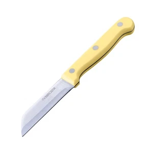 Nirosta Trio Gemüsemesser 18 cm Gelb Edelstahlklinge Küchenmesser Professional - Bild 1 von 7