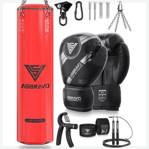 Boxsack für Erwachsene MMA Kickboxen Muay Thai Training 120cm PU Set - Bild 1 von 12