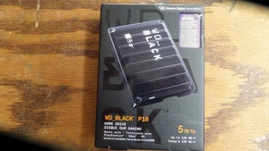 WD Western Digital WD_BLACK P10 5TB Game Drive WDBA3A0050BBK-WEWM (NEW SEALED) - Afbeelding 1 van 3