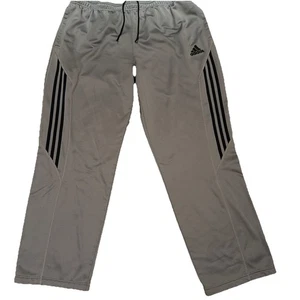 Adidas Pants 2XL Adult Gray Sweatpants Stretch Athletic Workout Pockets Mens XXL - Picture 1 of 6