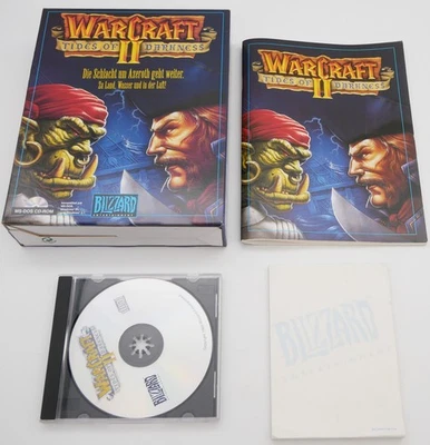 WarCraft II 2 Tides of Darkness PC CD Rom Computer BIG BOX boxed CIB OVP #2 - Bild 1 von 4