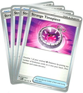 x4 Strange Timepiece 128/132 - Mega Evolution - Pokemon - NM/M English - Picture 1 of 1