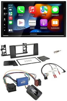 Kenwood DAB USB Bluetooth 2DIN Lenkrad Autoradio für BMW 5er E39 96-04 Aktivsyst - Bild 1 von 4