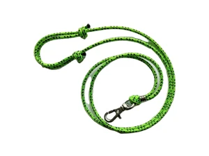 Fluorescent Green Adjustable Sailing Rope Lanyard & Clip - Picture 1 of 1