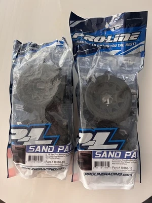 Pro-Line Sand Paw 2.8" Mounted Tires & Raid Black Wheels (4) 10160-10 (SET OF 4) - Image 1 of 3