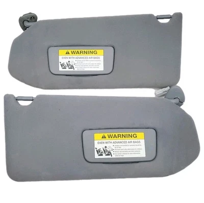2001-2006 Acura MDX Sun Visors Shade Set Left Right Side OEM Blue Cloth - Image 1 of 4
