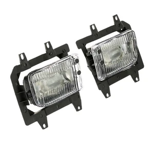 1 Pair Of Front Bumper Clear Fog Light Lamp Fits For BMW E30 318i 320 325i 82-94 - Picture 1 of 10