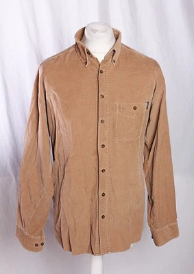 Camel Active Shirt Corduroy Pocket Tan Brown Cord Large Smart Casual Travel VGC - Image 1 of 4