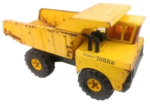 Vintage Mighty Tonka Yellow Dump Truck XMB-978 Turbo Diesel - Picture 1 of 11