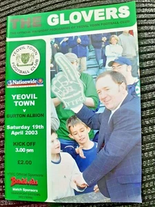 Yeovil Town v Burton Albion. 19th April 2003. Nationwide Conference - Picture 1 of 1