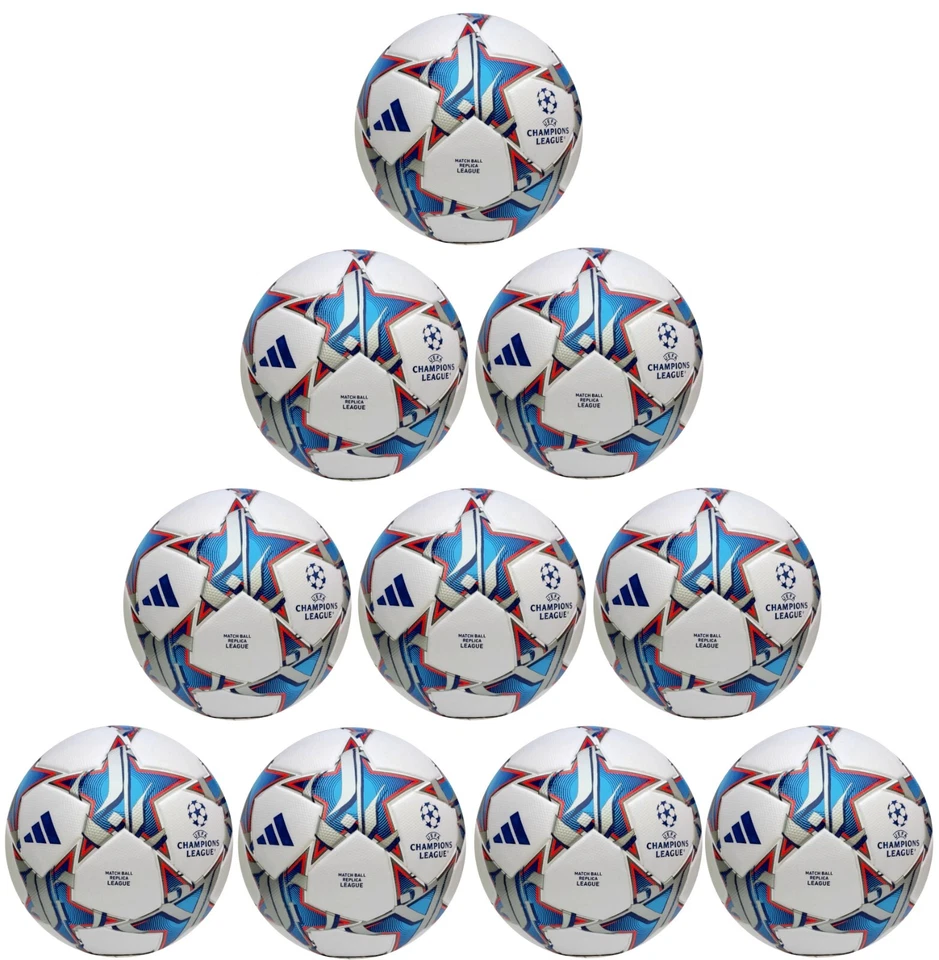 Adidas Finale League UEFA Champions League Fußball Ballpaket weiß nahtlos Gr.5 - Bild 1 von 1