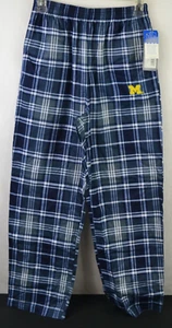 University of Michigan Wolverines Boys Long Flannel Pants - L (UMI-09) - Picture 1 of 5