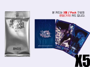 Solo Leveling Sammelkarten Vol.1 5 Pack 15 Karten Offizielle Ware Koreanisch - Bild 1 von 8