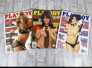 Lot Of 3 Playboy Magazine Issues July, August & September 2010 - Picture 1 of 10