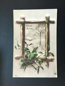 Carte Postale Ancienne de 1910 - Fantaisie - Illustration - Bonne Année - Picture 1 of 2