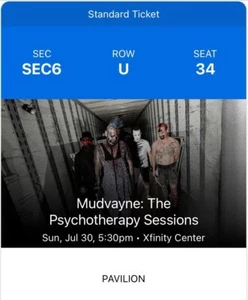 2 Tix Mudvayne July 30th - Picture 1 of 2