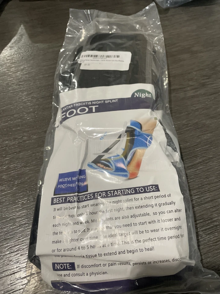 NEW Plantar Fasciitis Night Splint Foot Drop Ankle Brace Support Pain Relief!!! - Image 1 of 2