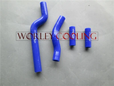 For YAMAHA YZ250 YZ250X YZ250G 2-stroke 2002-2019 17 Silicone Radiator Hose BLUE - Image 1 of 4