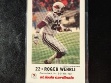 1985 Law Enforcement Agency Roger Wehrli St. Louis Cardinals HOFer