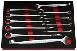 11 Piece Dolphin SAE Combination Wrench Set1/4 Inch - 7/8 Inch T&E Tools 13107 - Picture 1 of 1