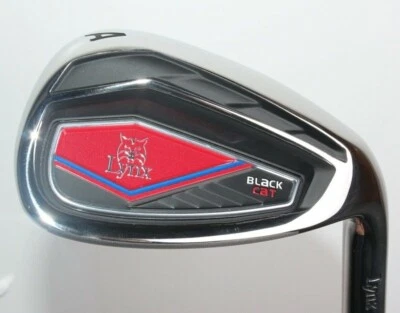NEW LYNX BLACKCAT RED GAP WEDGE GOLF CLUB WEDGE FLEX STEEL SHAFT 52 DEGREE - Image 1 of 3