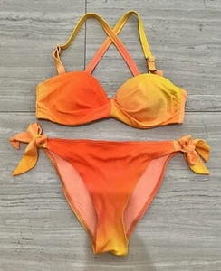 H&M 2 Piece Ombre Swimsuit Size 32B/4 - Picture 1 of 2