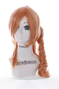 Y-418 Pink Orange Curved 60cm for Serah Kenson Final Fantasy Cosplay Wig - Picture 1 of 8