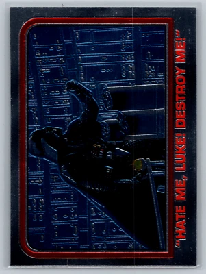 Darth Vader Embrace the Dark Side STAR WARS 1999 Chrome Archives LEGEND 57 - Image 1 of 2