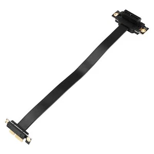 PCIE X1 Riser Kabel Dual 90 Grad rechter Winkel PCIe 3.0 X1 auf X1 Verlängerung1874 - Bild 1 von 5