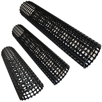 HAPPYKOI Siebrohr Filtersiebrohr L=33 cm / 50 cm / 100 cm , Ø 110 mm Gitterrohr schwarz