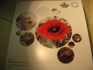 Complete Canada 2015 Flanders Fields Remembrance Day Commemorative Coins Album. - Picture 1 of 8