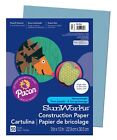 Papier de construction SunWorks, bleu ciel, 9" x 12", 50 feuilles
