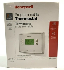 ^ Honeywell 1-Week Programmable Digital Thermostat RTH2510B - OPEN BOX - (C,128) - Picture 1 of 5