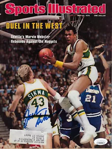 1978 SONICS Jack Sikma signed Sports Illustrated Magazine JSA AUTO Seattle HOF - Picture 1 of 2