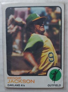 Reggie Jackson Oakland A's 1973 Topps #255 reducción de precio - Imagen 1 de 2